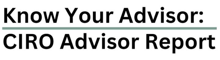 Know Your Advisor