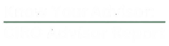 CIRO - Know Your Advisor